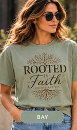 Rooted in Faith bay model lifestyle mockup