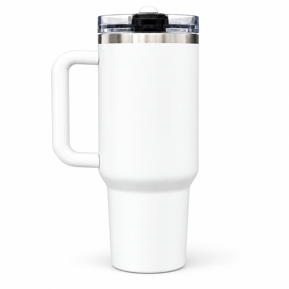 Custom Photo Travel Mug with Handle - Personalized Insulated Tumbler