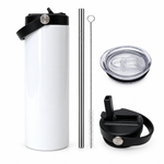 Custom Photo Travel Mug with Handle - Personalized Insulated Tumbler