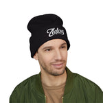Zealous Embroidered Cuffed Beanie — Classic Winter Knit Hat