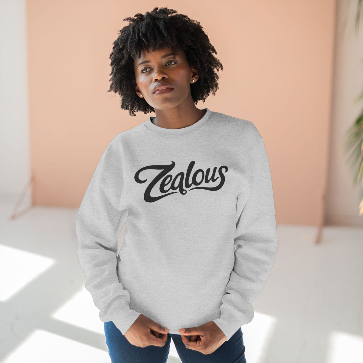 Zealous Crewneck Sweatshirt — Premium Unisex Fleece, Warm & Durable