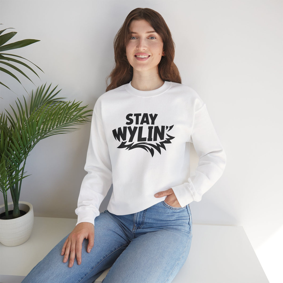 Stay Wylin' Unisex Heavy Blend™ Crewneck Sweatshirt