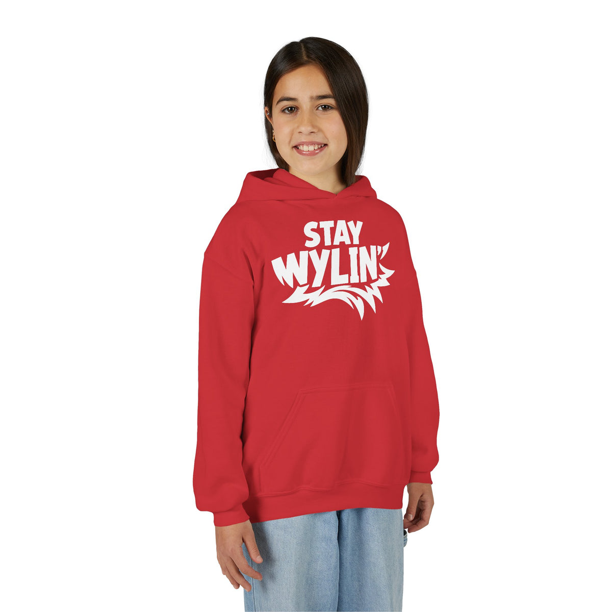 Stay Wylin' Youth Heavy Blend Hooded Sweatshirt
