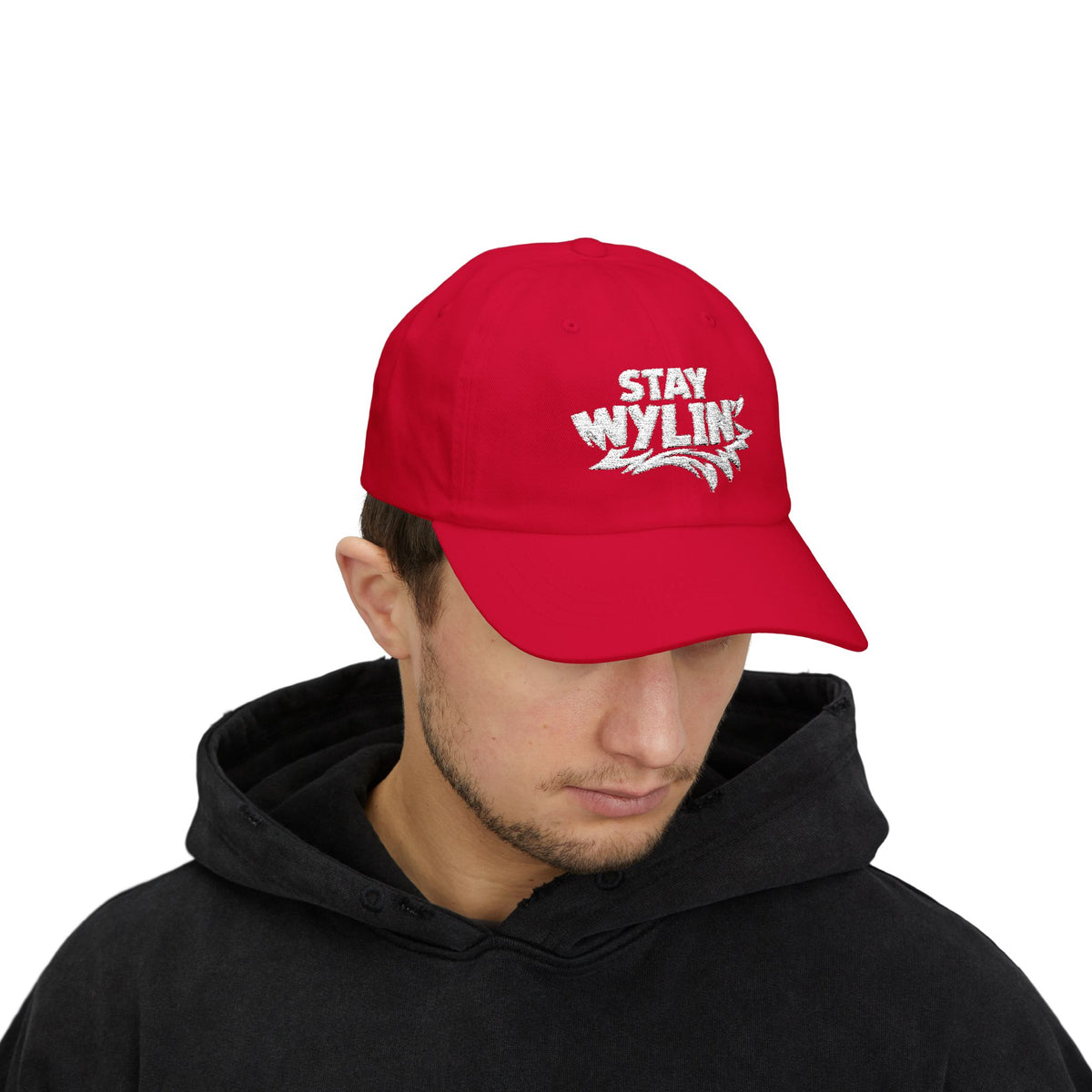 Stay Wylin' Classic Dad Cap (White)