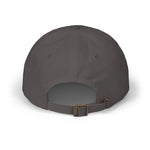 Zealous Classic Dad Cap — Vintage Brass Closure Cotton Baseball Hat (White)