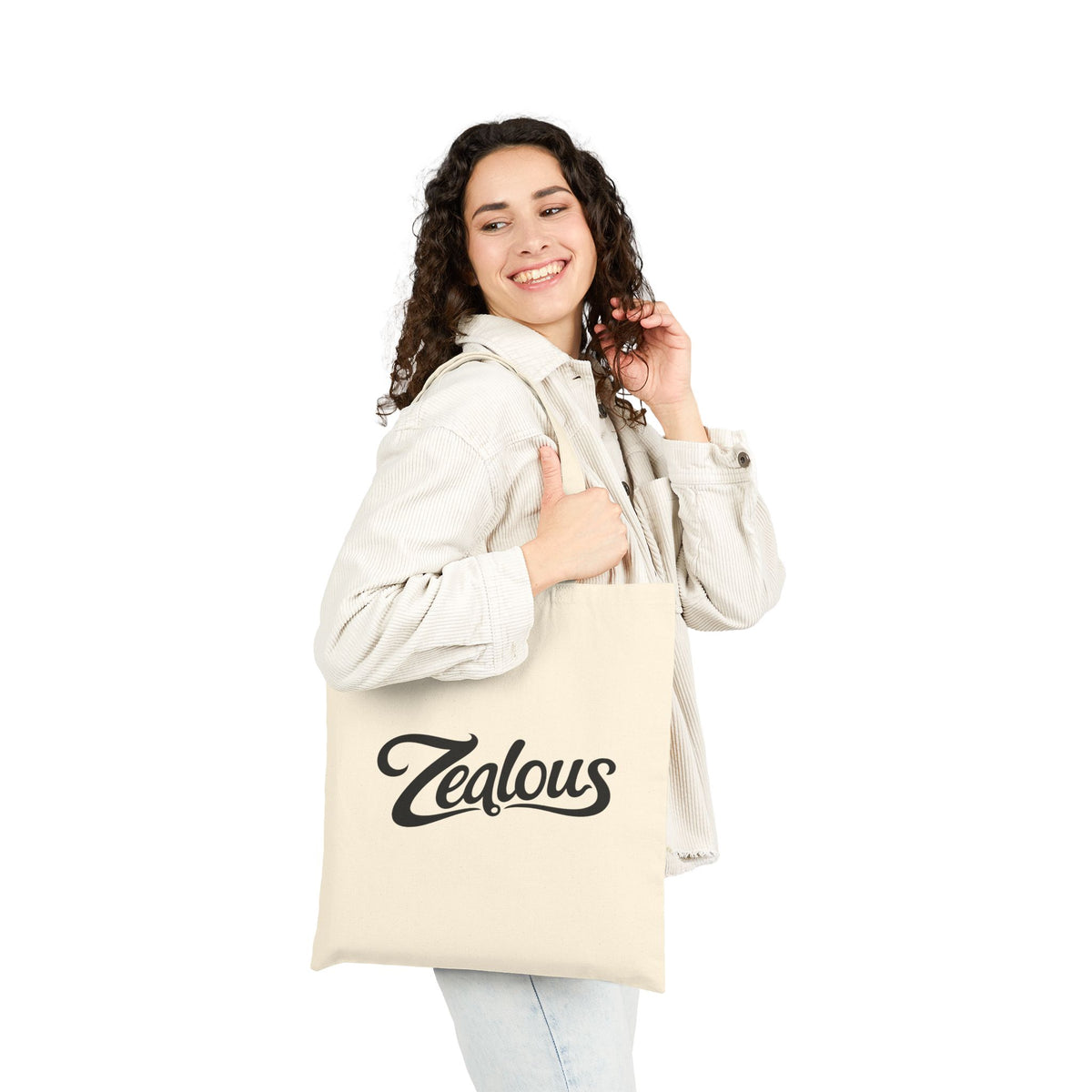 Zealous Cotton Canvas Tote Bag