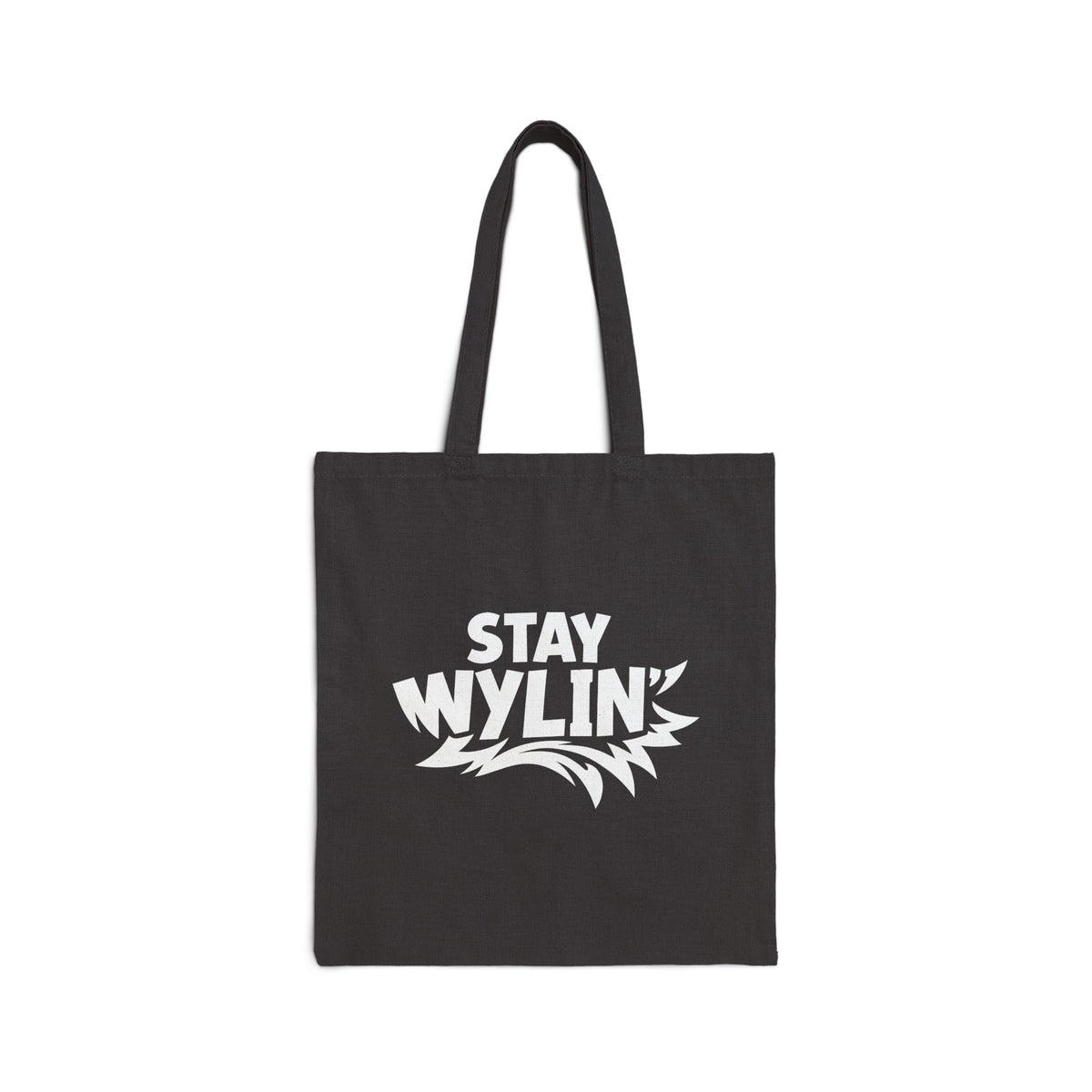 Stay Wylin' Cotton Canvas Tote Bag