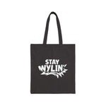Stay Wylin' Cotton Canvas Tote Bag