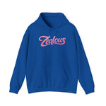Zealous Cozy Hooded Sweatshirt — Unisex Cotton-Poly Blend