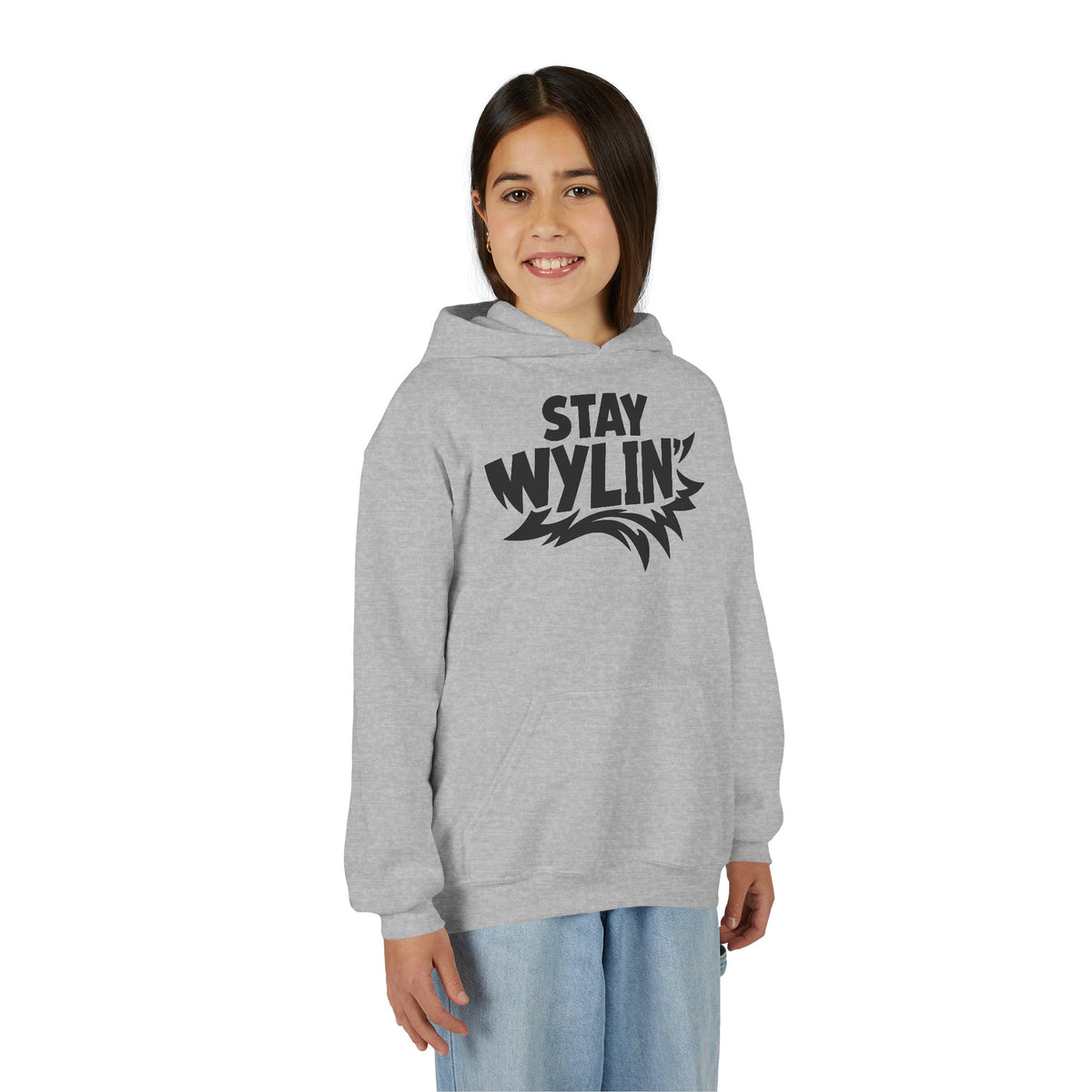 Stay Wylin' Youth Heavy Blend Hooded Sweatshirt