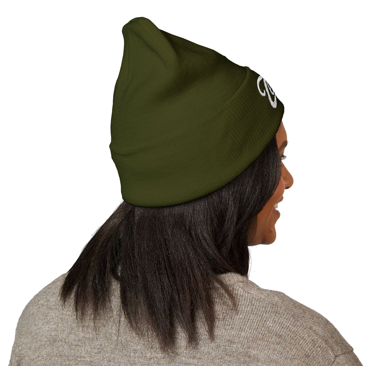 Zealous Embroidered Cuffed Beanie — Classic Winter Knit Hat
