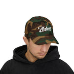 Zealous Classic Dad Cap — Vintage Brass Closure Cotton Baseball Hat (White)