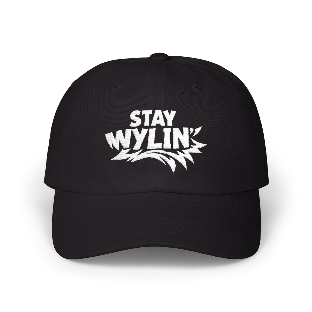 Stay Wylin' Classic Dad Cap (White)