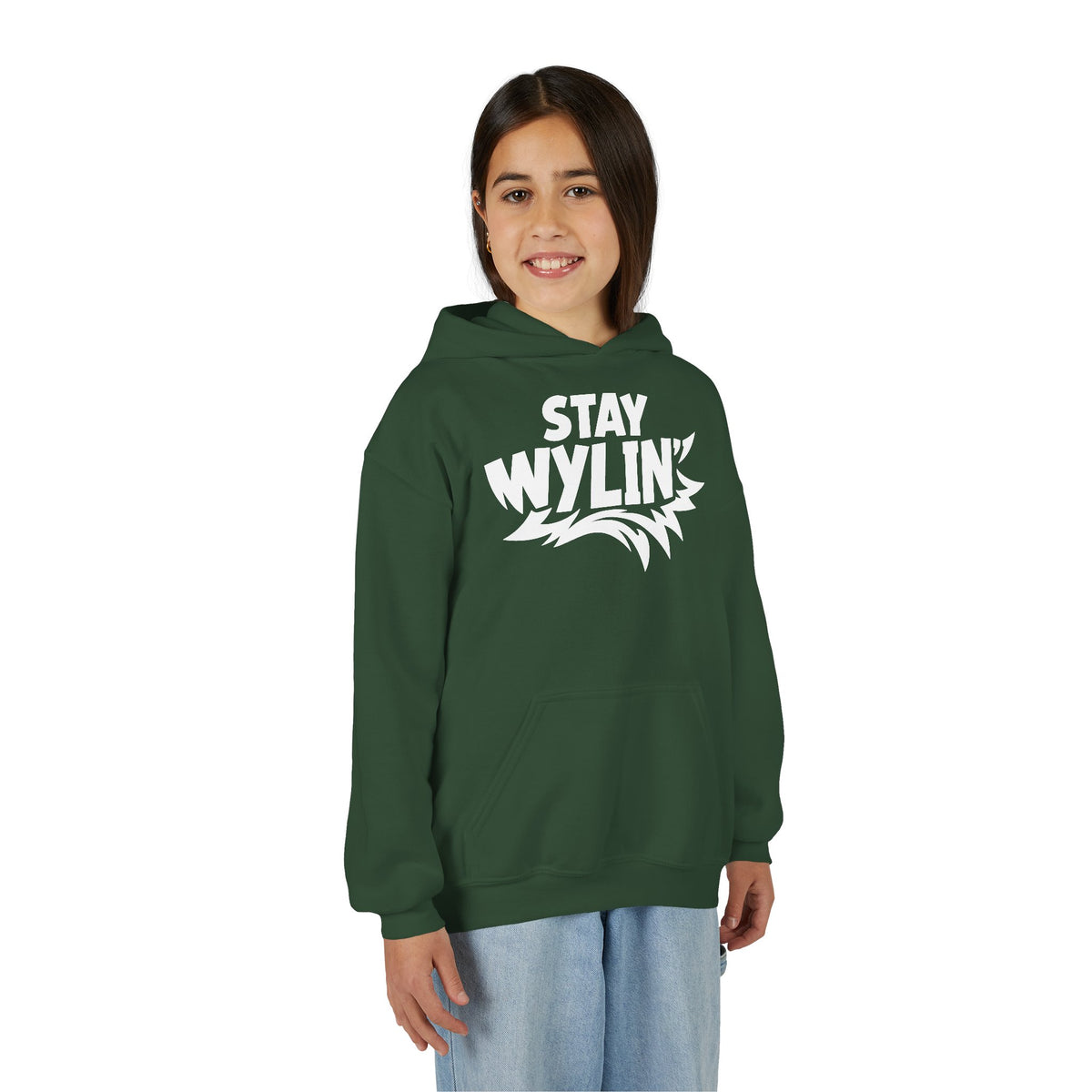 Stay Wylin' Youth Heavy Blend Hooded Sweatshirt