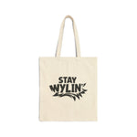 Stay Wylin' Cotton Canvas Tote Bag