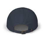 Zealous Classic Dad Cap — Vintage Brass Closure Cotton Baseball Hat (White)