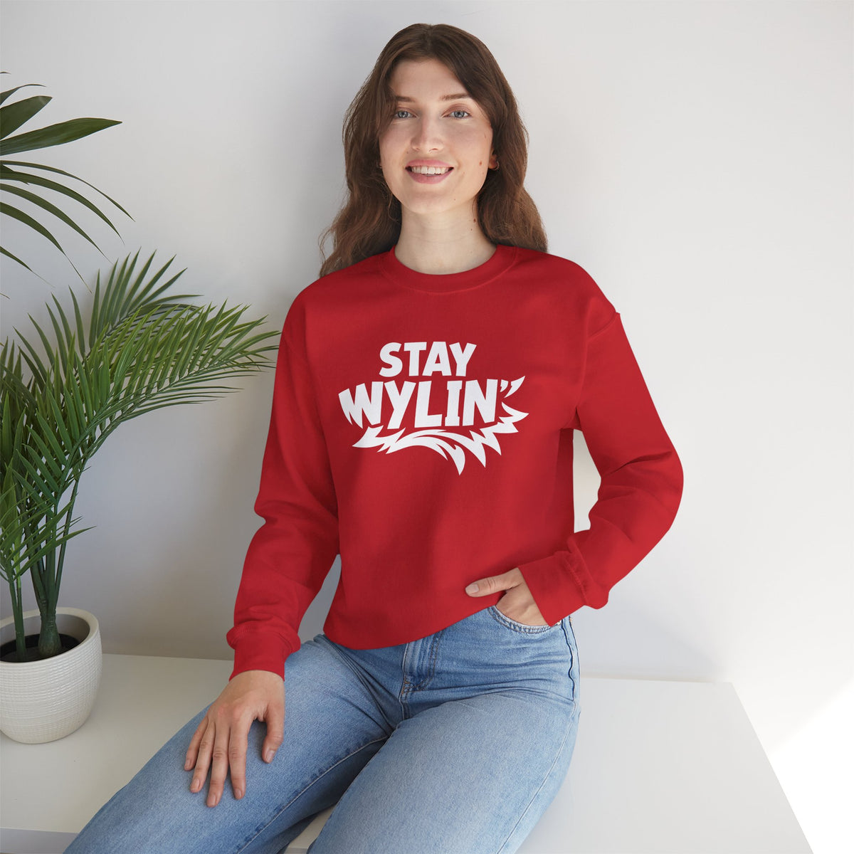 Stay Wylin' Unisex Heavy Blend™ Crewneck Sweatshirt