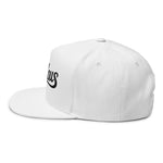 Zealous Embroidered Flat Bill Cap (Black)