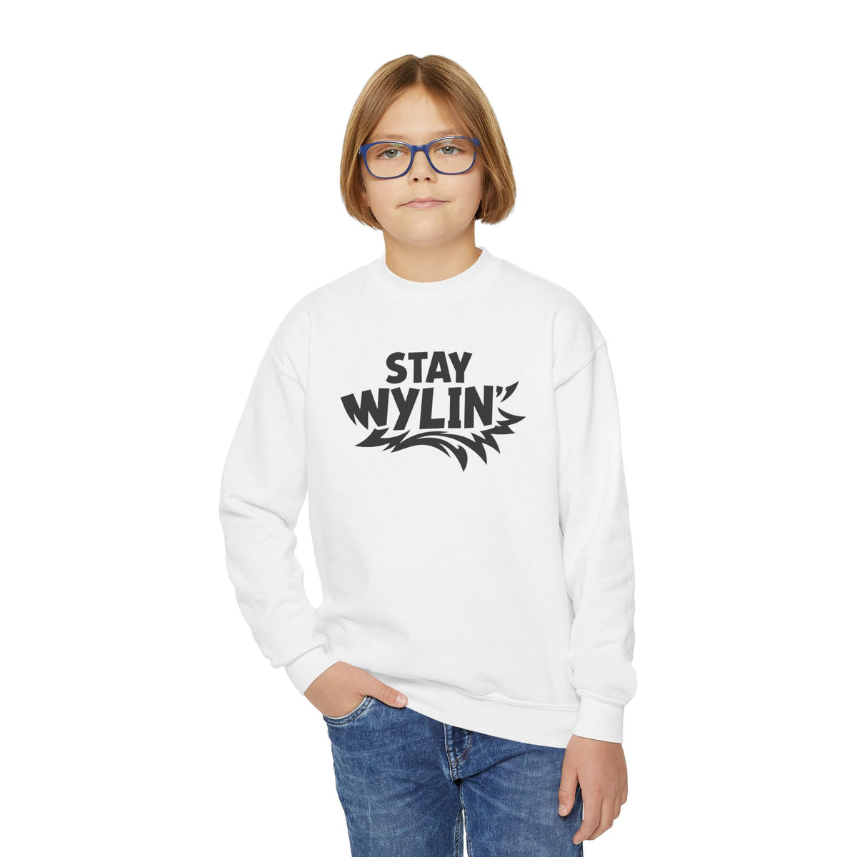 Stay Wylin' Youth Crewneck Sweatshirt