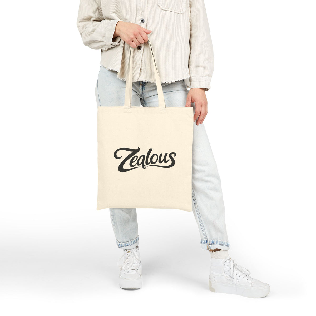Zealous Cotton Canvas Tote Bag