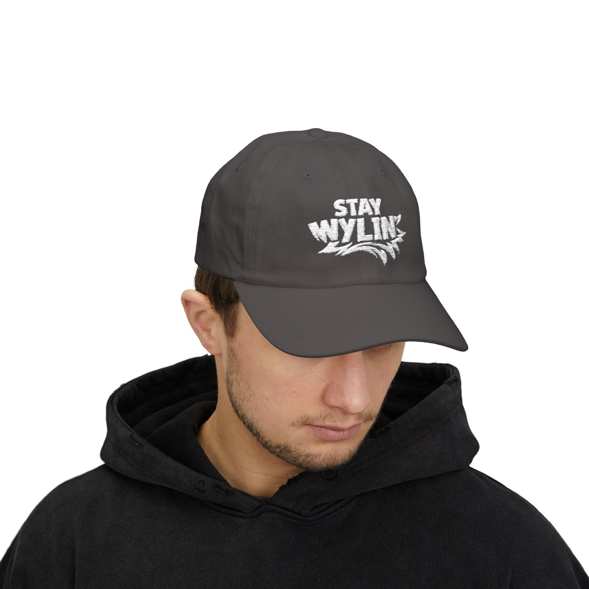 Stay Wylin' Classic Dad Cap (White)