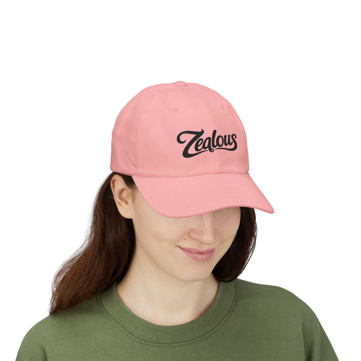 Zealous Classic Dad Cap — Vintage Brass Closure Cotton Baseball Hat
