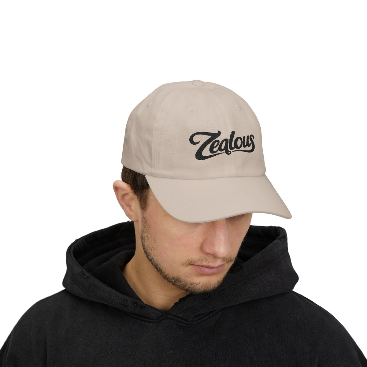 Zealous Classic Dad Cap — Vintage Brass Closure Cotton Baseball Hat