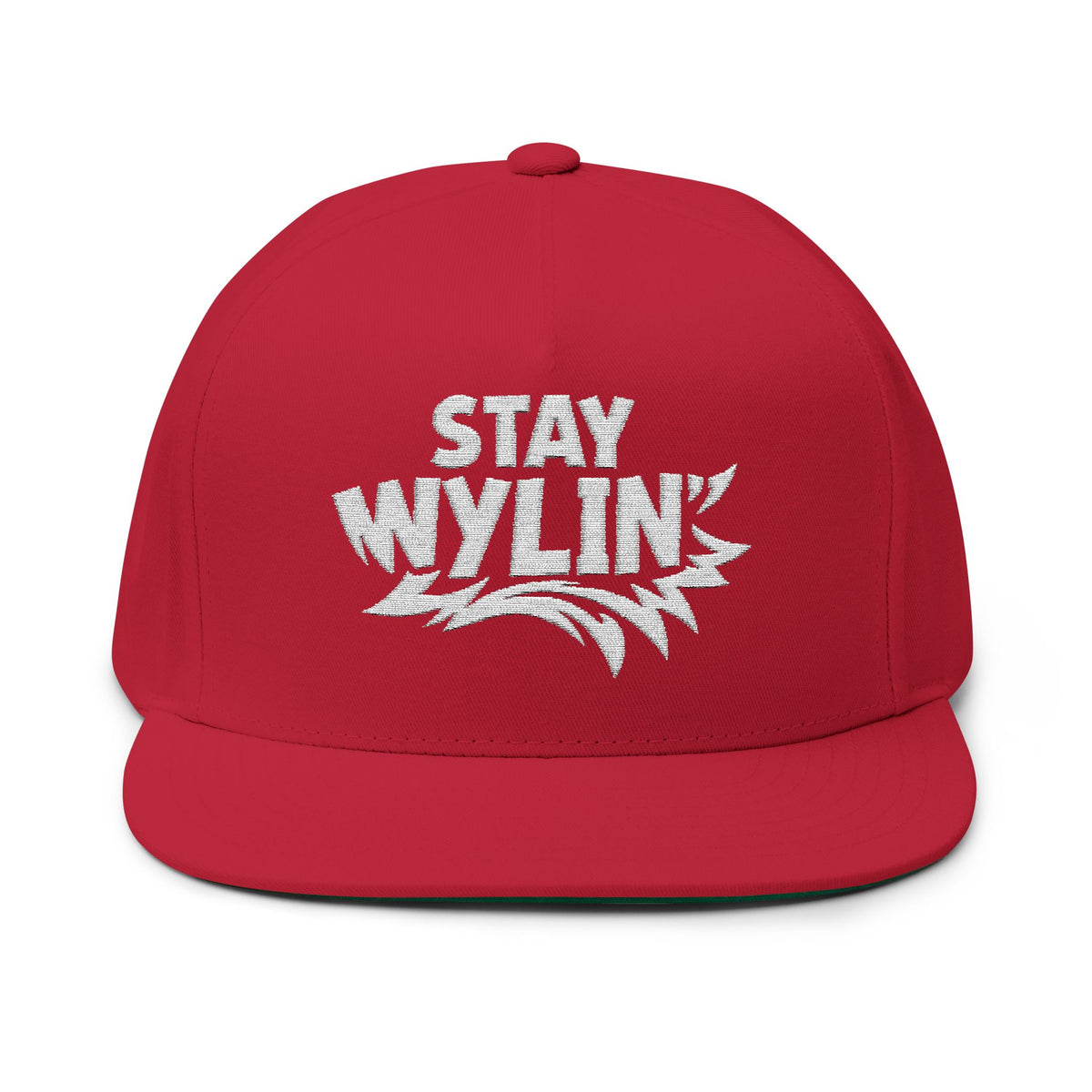 Stay Wylin' Flat Bill Cap (Embroidery)