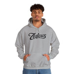 Zealous Cozy Hooded Sweatshirt — Unisex Cotton-Poly Blend