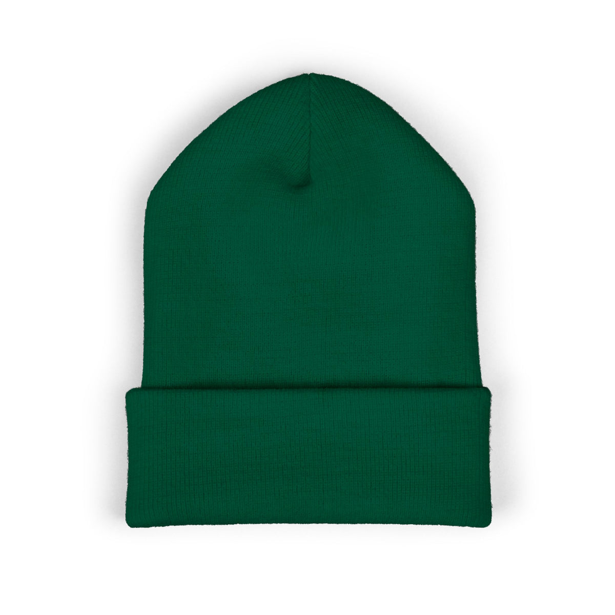 Zealous Embroidered Cuffed Beanie — Classic Winter Knit Hat
