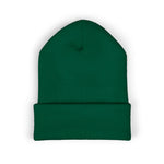 Zealous Embroidered Cuffed Beanie — Classic Winter Knit Hat