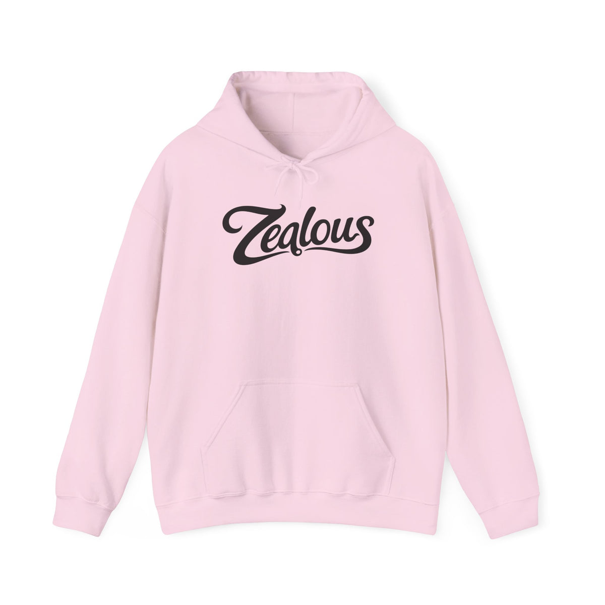 Zealous Cozy Hooded Sweatshirt — Unisex Cotton-Poly Blend