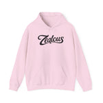 Zealous Cozy Hooded Sweatshirt — Unisex Cotton-Poly Blend