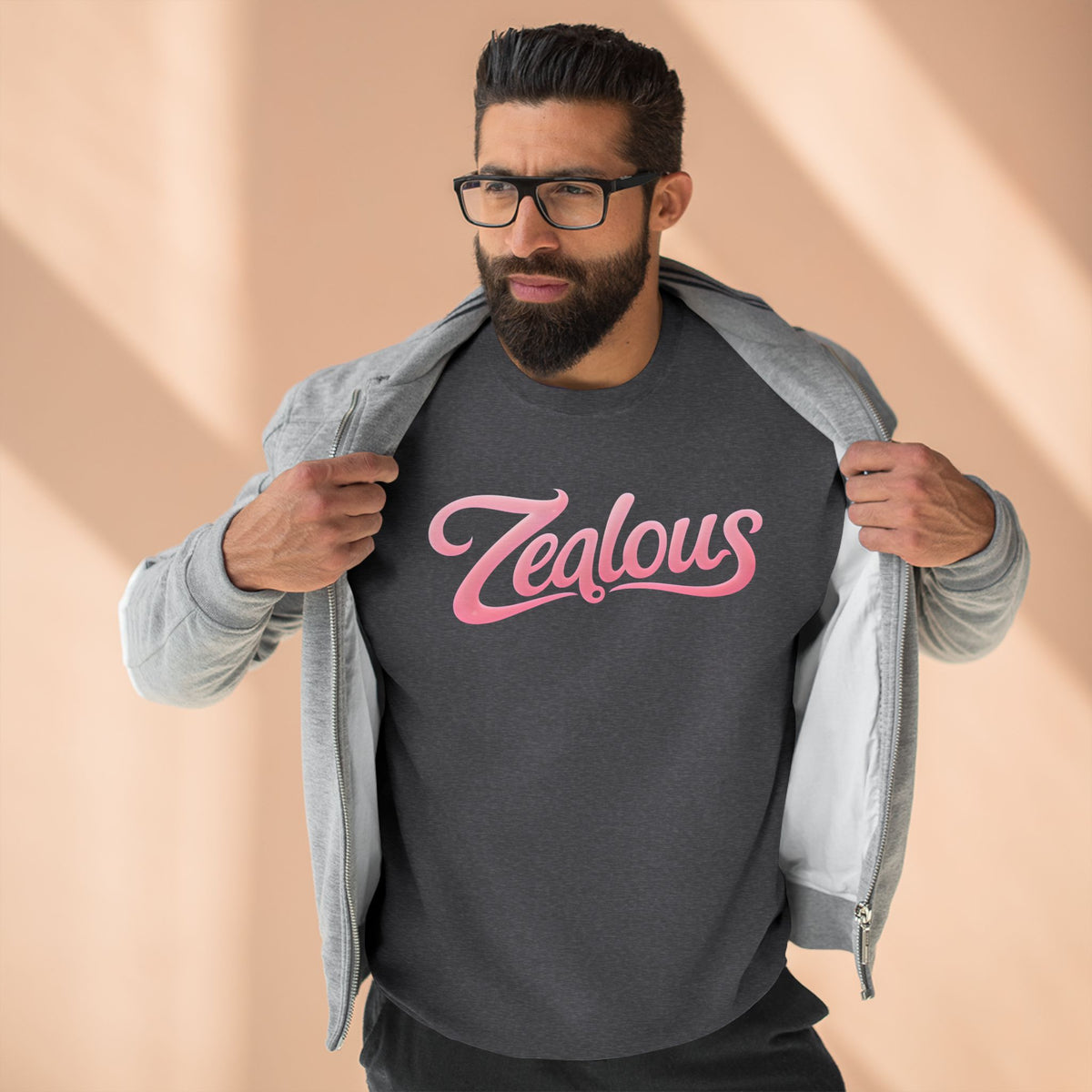 Zealous Crewneck Sweatshirt — Premium Unisex Fleece, Warm & Durable