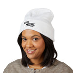 Stay Wylin' Classic Cuffed Beanie (Black Embroidery)