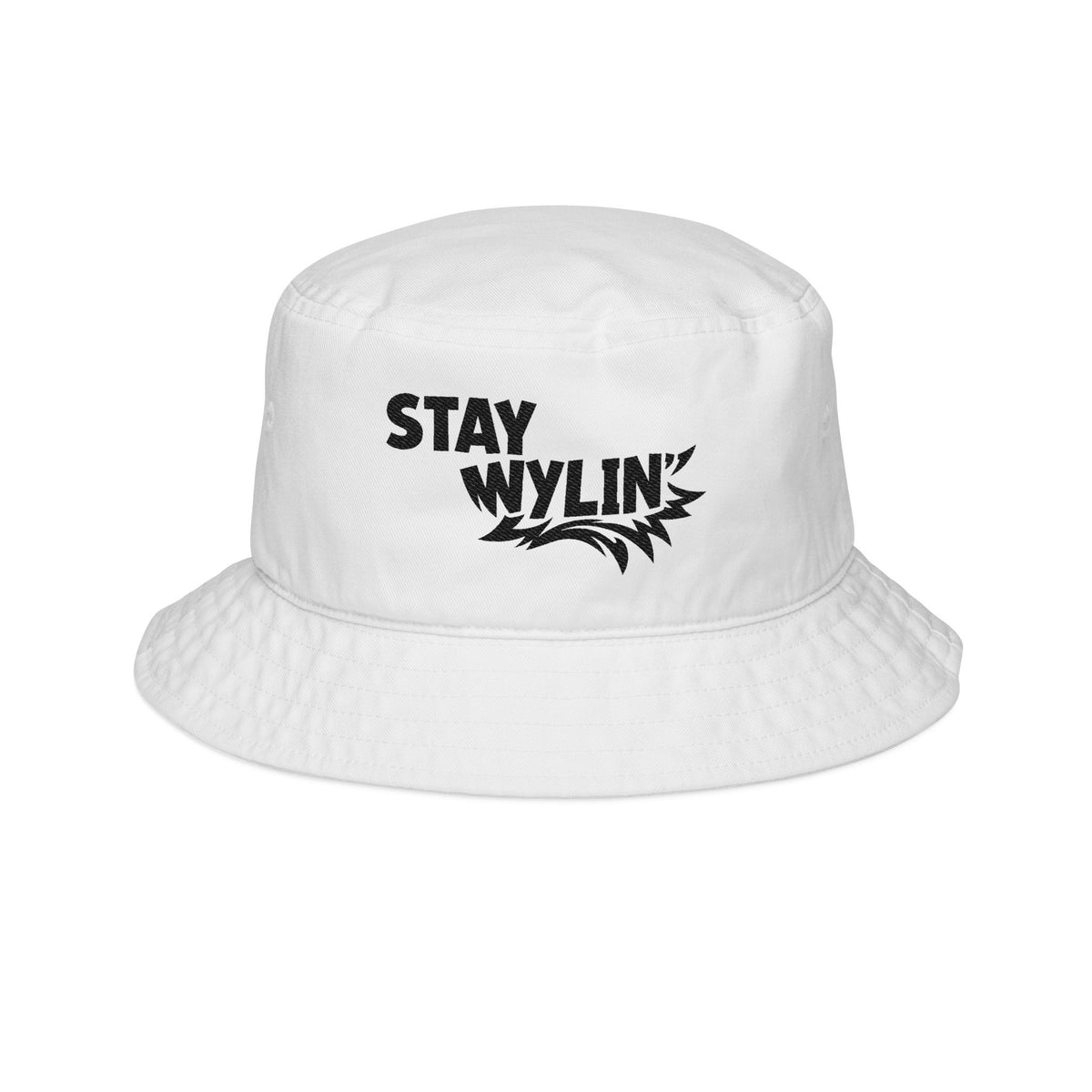 Stay Wylin' Bucket Hat (Embroidery) White