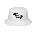 Stay Wylin' Bucket Hat (Embroidery) White