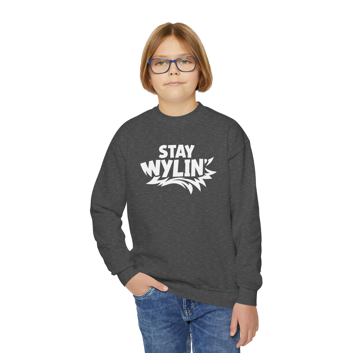 Stay Wylin' Youth Crewneck Sweatshirt