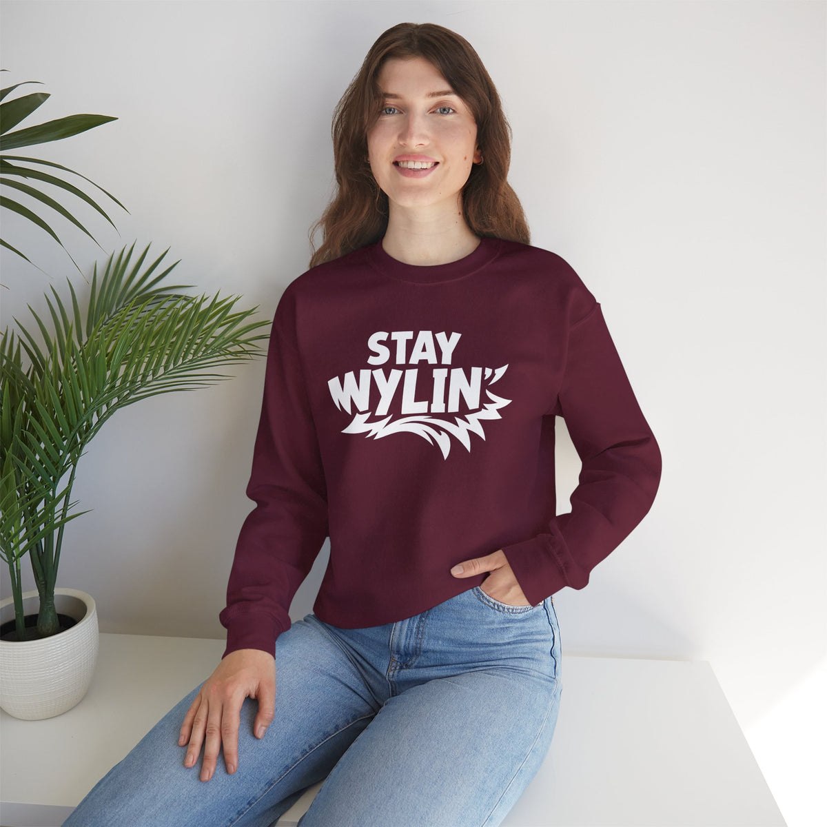Stay Wylin' Unisex Heavy Blend™ Crewneck Sweatshirt