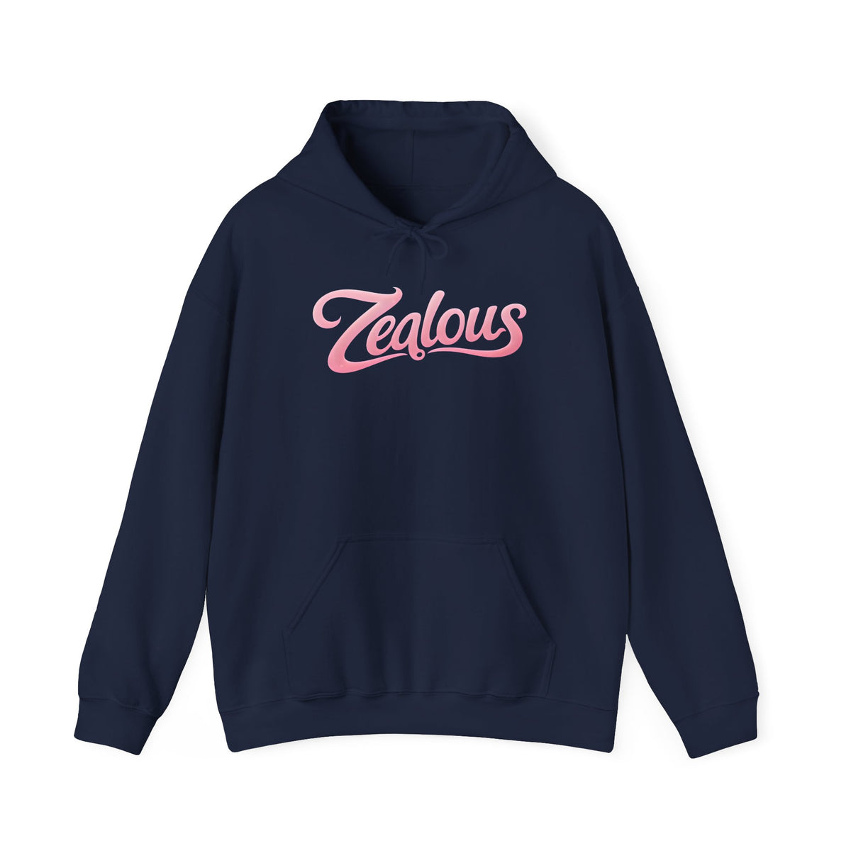 Zealous Cozy Hooded Sweatshirt — Unisex Cotton-Poly Blend