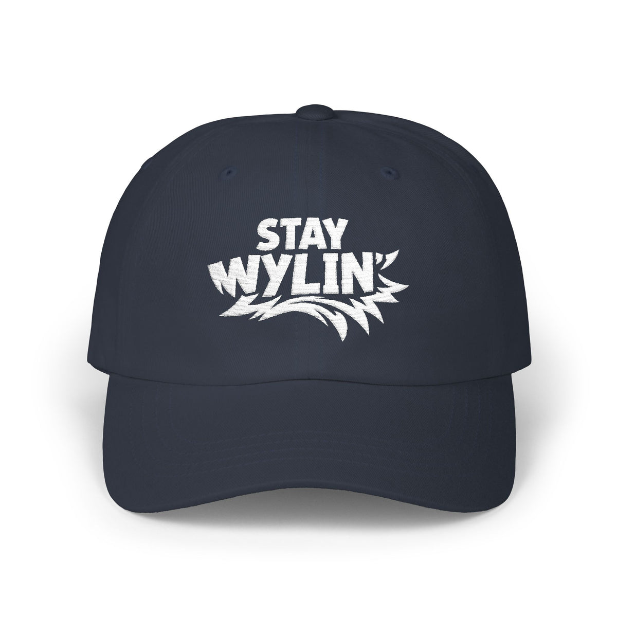 Stay Wylin' Classic Dad Cap (White)