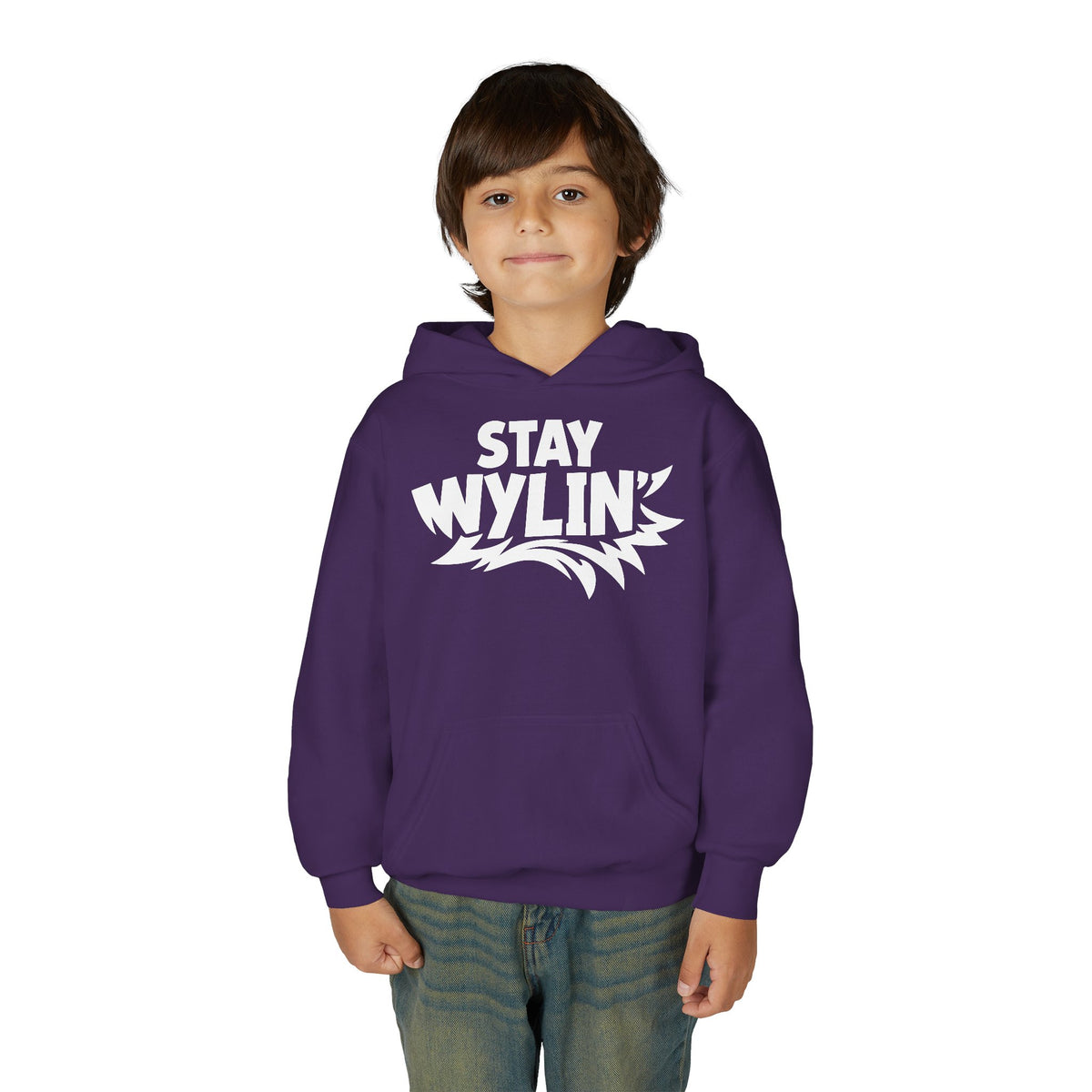 Stay Wylin' Youth Heavy Blend Hooded Sweatshirt