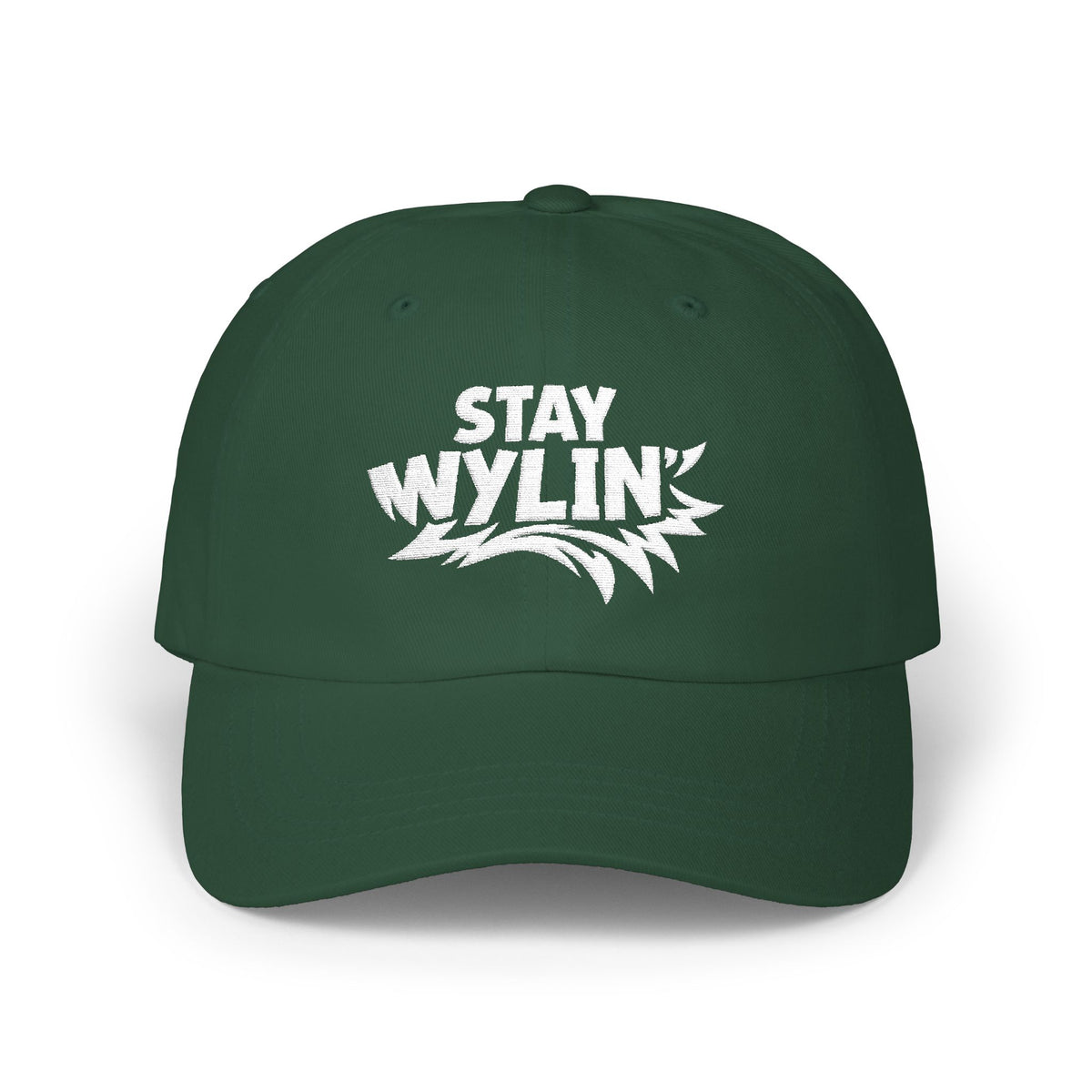 Stay Wylin' Classic Dad Cap (White)