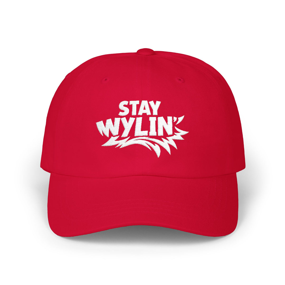 Stay Wylin' Classic Dad Cap (White)