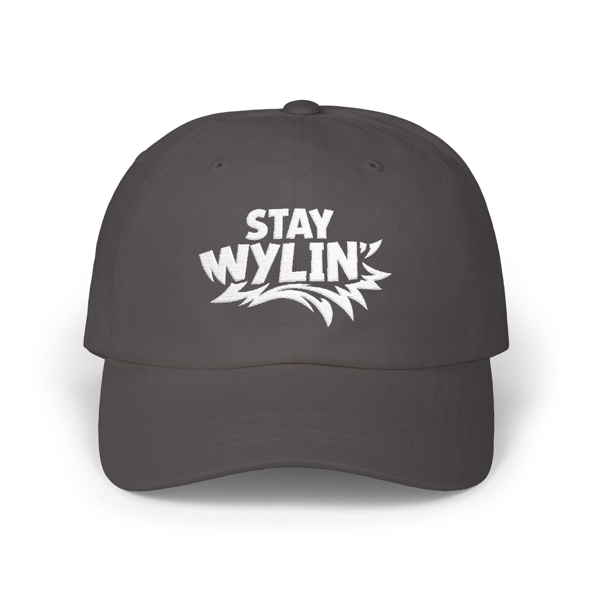 Stay Wylin' Classic Dad Cap (White)
