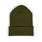 Zealous Embroidered Cuffed Beanie — Classic Winter Knit Hat