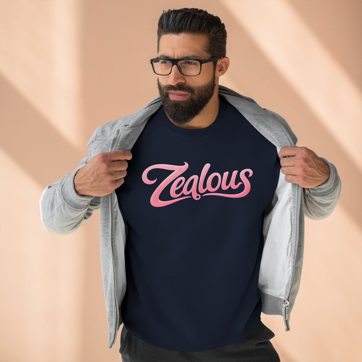 Zealous Crewneck Sweatshirt — Premium Unisex Fleece, Warm & Durable