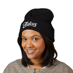 Zealous Embroidered Cuffed Beanie — Classic Winter Knit Hat