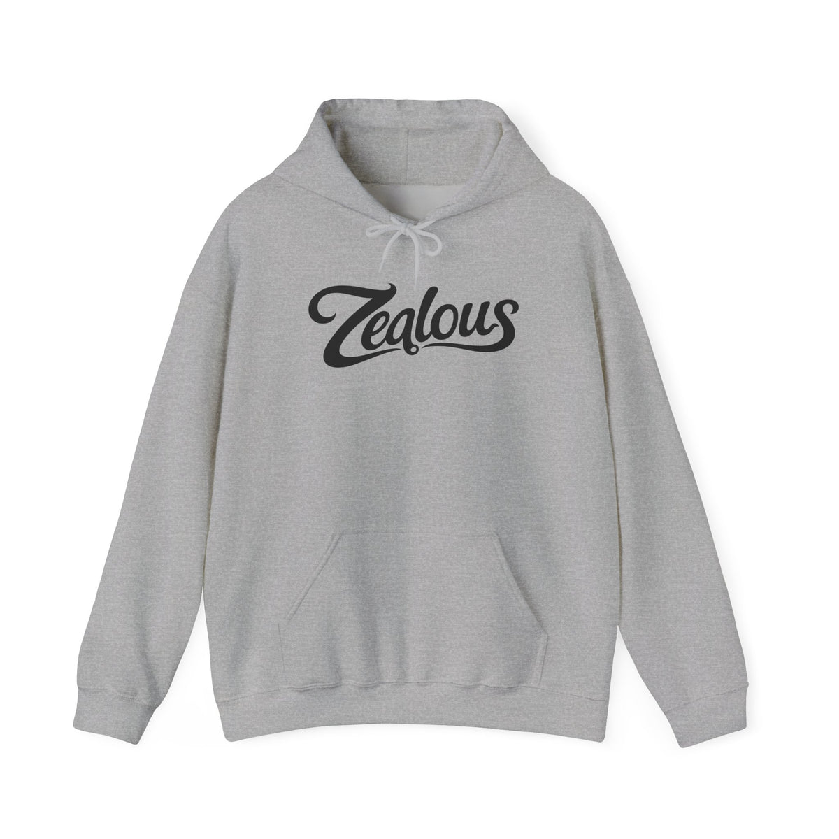Zealous Cozy Hooded Sweatshirt — Unisex Cotton-Poly Blend