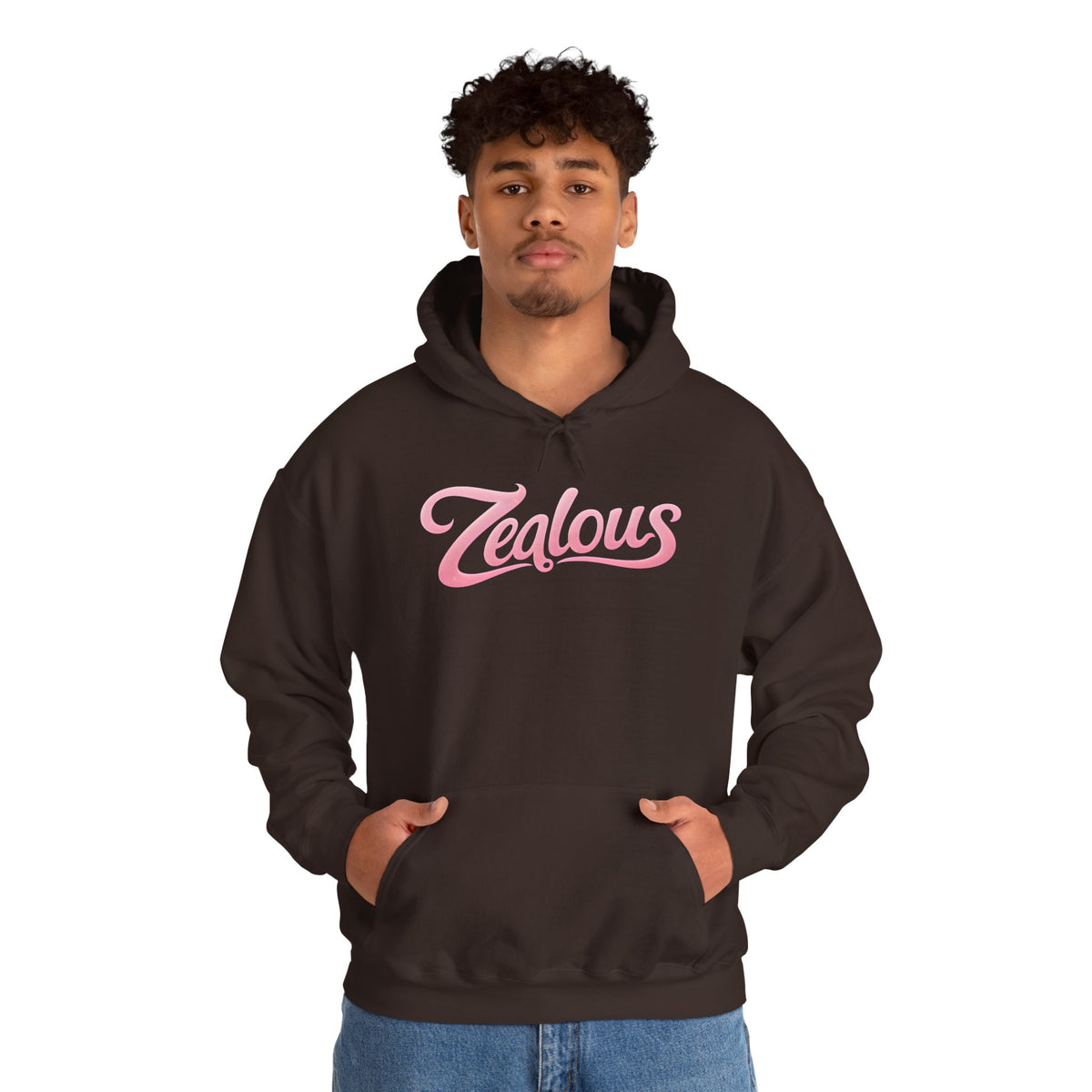 Zealous Cozy Hooded Sweatshirt — Unisex Cotton-Poly Blend